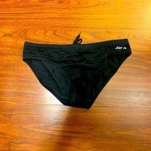 Charlie by Matthew Zink black speedo with logo